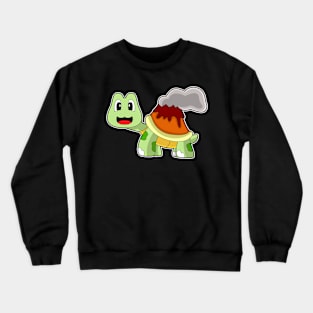 Turtle Volcano Crewneck Sweatshirt